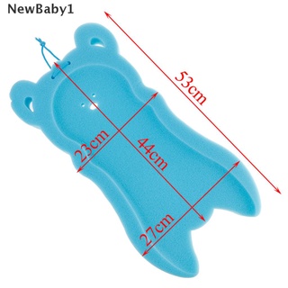 Almohadilla de esponja antideslizante para recién nacidos, bañera de bebé, ducha infantil, cuidado del bebé {bigsale} (9)
