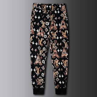 ! ¡Louis Vuitton! Pantalones largos de secado rápido sueltos cómodos/casuales/Panjang Wanita/Panjang Wanita