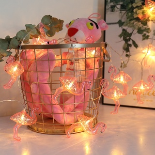 Piña LED cadena de luz Flamingo hadas luz para el hogar fiesta fiesta boda decoración