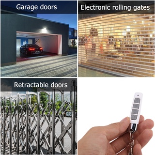 ✫hunan2✫4 Buttons 433MHz Remote Control Duplicator for Electric Gate Garage Door