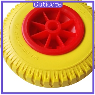 [CUTICATE] Neumático de goma a prueba de pinchazos en rueda roja para carro de Kayak cm/ 8 pulgadas