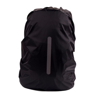 mochila cubierta de lluvia a prueba de polvo reflectante mochila cubierta para acampar (3)
