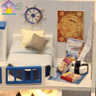 casa de muñecas muebles diy modelo miniatura 3d de madera casa de muñecas niño juguetes regalos