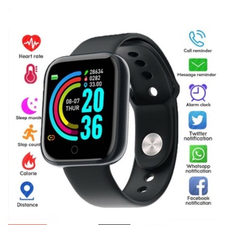 Y68 D20S reloj inteligente deportivo USB impermeable/Smart Watch con Monitor de frecuencia cardiaca multifuncional