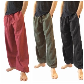 pantalones holgados mujeres hombres harem hippie boho pantalones de yoga pantalones