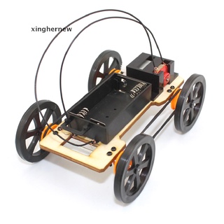 [xinghernew] kit de mini modelo de coche diy con pilas para niños juguete educativo regalo caliente