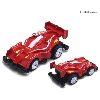 Bbe - 6 piezas de coche de carreras modelo sin batería requiere resistencia a caídas 1/64 escala simular tire hacia atrás modelo de coche niños para niños (7)