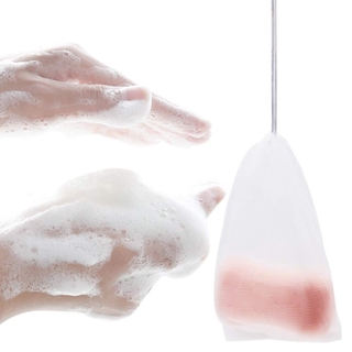 jabón espuma red jabón malla burbuja malla bolsa de malla piel limpiar herramienta 1pcs (2)