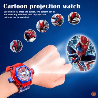 Niños electrónico de dibujos animados reloj Anime de dibujos animados película personaje proyección reloj