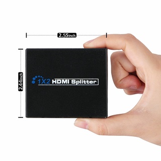 Full HD 1080P 4K HDMI divisor repetidor amplificador 3D Video conmutador caja 1X2 YxBest