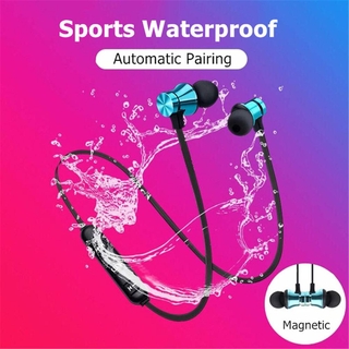 Audífonos inalámbricos Bluetooth 4.2 magnéticos Xt11 deportivos correr inalámbricos Bluetooth auriculares (3)