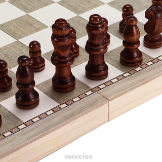 Juego de tablero de ajedrez plegable 3 en 1