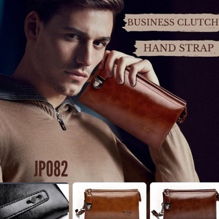 Jp082 - bolso de mano de cuero clásico de embrague cartera de fiesta bolsos de importación