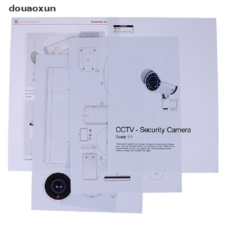 douaoxun 1:1 modelo de papel falso de seguridad maniquí cámara de vigilancia modelo de seguridad puzzles co