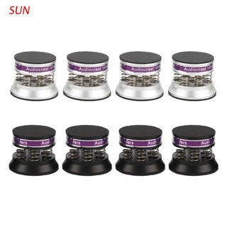 SUN 4PCs Speakers Anti-shock Absorber Foot Pad Nail Pads Vibration Absorption Stands