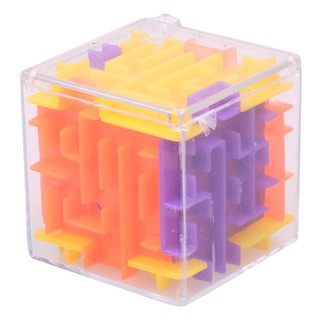 Laberinto 3D cubo mágico juguete laberinto Rolling Puzzle juego de juguetes educativos para niños
