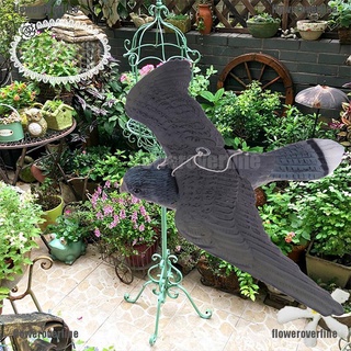 flco realista pájaro volador halcón paloma señuelo control de plagas jardín scarer espantapájaros 210906