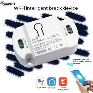 Smart Home 10A Wifi Switch Temporizador Interruptor Inalámbrico Compatible Con Tuya Alexa Google