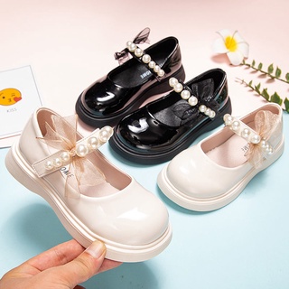 Zapatos de los niños de las niñas zapatos de cuero 2021 princesa zapatos negro suave soled niñas zapatos individuales prima 2021 [gdfgd55.my10.25]