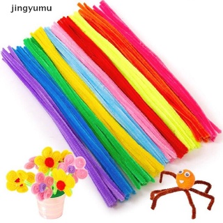 10pcs niños creativos coloridos diy peluche palos limpiador de tubos vástagos juguete educativo.