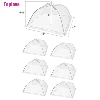 [Toplove] cubierta de paraguas de comida para el hogar, Picnic, barbacoa, tienda de campaña, cocina, cena, mesa (6)