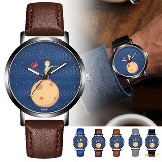 Reloj analógico de cuarzo con correa de cuero ajustable para hombre/regalo para pareja