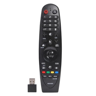wu - mando a distancia universal de repuesto para smart tv smart tv con receptor usb para lg- magic remoto an-mr600 an-mr650 42lf652v 49uh619v