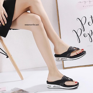 [newnorthcast] sandalia para mujer plantilla arco soporte sandalias casual cuña sandalias zapatos