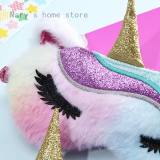 mary's home store unicornio felpa máscara de ojos de viaje máscaras para dormir niños mimos niñas ee.uu. (1)