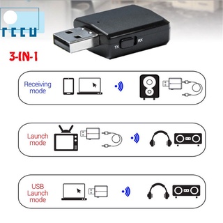 Nuevo receptor de audio compatible con Bluetooth inalámbrico transmisor USB tres en uno/adaptador de audio para computadora de TV/Rccu