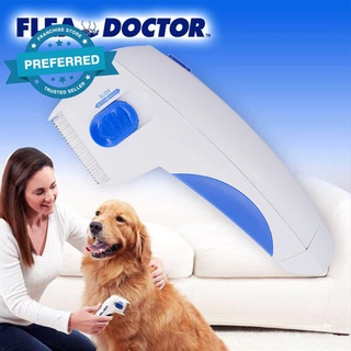 Peine de pulgas médico eléctrico perro Anti pulgas peine cabeza piojos gato cachorro mascotas removedor F4P8 (1)