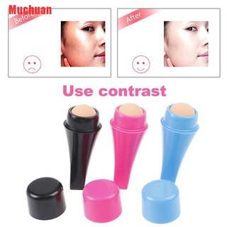 Muchuan Face Oil Absorbing Roller Volcanic Stone Blemish Remover Rolling Stick Ball
