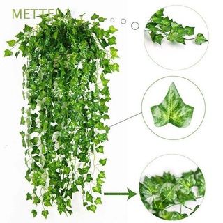 METTER1 Hanging Artificial Ivy Greenery Fake Vine Artificial Plant Party Ivy Leaf Grape Decor Garland Parthenocissus Fake Plants