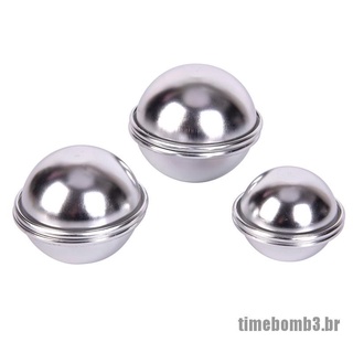 [Timebomb3] 6 pzs/3pzas/3 unidades De Bomba De baño De aleación De aluminio/forma De Bola/herramienta De baño/diy (6)