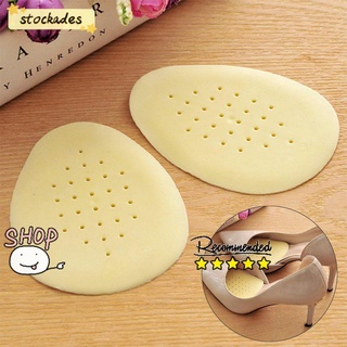 STOCKADE Soft Heel Pad Honeycomb Forefoot Mat Insert Insole Half Size High Heels Non Slip Pain Relief Breathable Protector Shoes Cushion