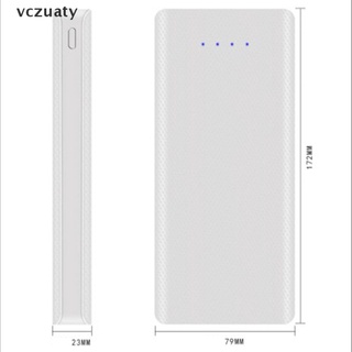 vczuaty tipo c usb batería caja de almacenamiento 8x18650 diy mobile power bank teléfono cargador caso co