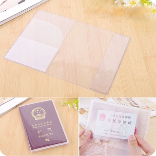 Aubrey1 - funda protectora para tarjeta de identificación, transparente, para pasaporte, PVC, PVC, soporte transparente (3)
