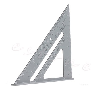 Top 7" regla de aluminio transportador de inglete herramienta de medición