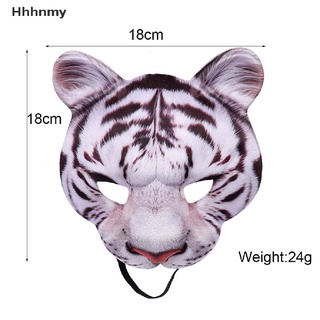 Hmy> 3D Tiger Animal Half Face Mask Masquerade Party Cosplay Costume well