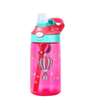 ove 480ml creativo de dibujos animados bebé niños tazas de alimentación con pajitas tazas a prueba de fugas botellas de agua al aire libre portátil tazas de los niños (8)