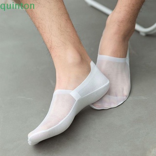 Quinton delgado hombre calcetines de los hombres calcetines de malla invisibles calcetines sin costuras verano calcetines suaves transpirables/Multicolor
