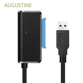 AUGUSTINE Cable adaptador USB 3.0 a SATA UASP Easy Drive Cable adaptador HDD de alta velocidad SSD para unidad de disco duro de 2.5" de 3,5 pulgadas práctico convertidor/Multicolor