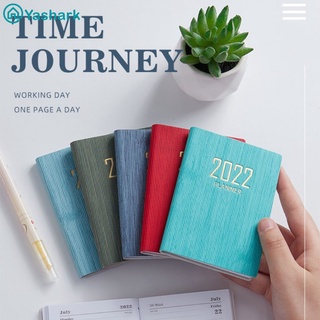 2022 A7 Mini cuaderno 365 días portátil bolsillo bloc de notas diario semanal Agenda planificador cuadernos papelería oficina suministros escolares [YA]
