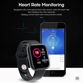 Y68 Bluetooth recargable reloj inteligente reloj calorías frecuencia cardíaca sueño Monitor (5)