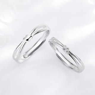 1 par de anillos de diamantes concéntricos para siempre amor parejas anillos tamaño ajustable plata de ley 925 anillos de coincidencia de alta pulida banda de cz boda compromiso promesa anillo de amor para mujeres hombres
