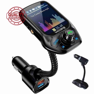 Bluetooth coche transmisor FM reproductor MP3 mano libre cargador de Radio USB Kit adaptador M7C4 (1)