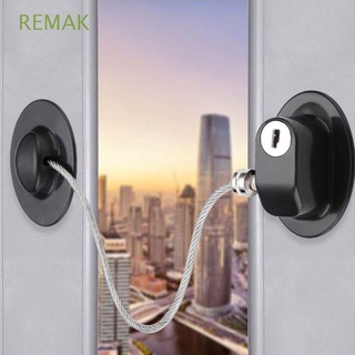 REMAK Practical Window Restrictor Wardrobe Child Security Lock Baby Safety Lock Protection Baby Prevent Children Falling Refrigerator Toilet Plastic Kids Punch-free/Multicolor