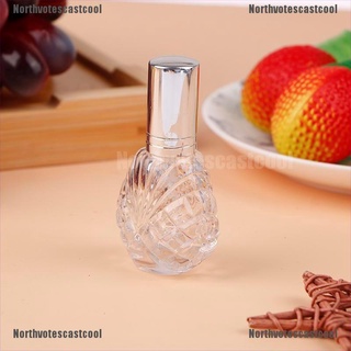 northvotescastcool 1×15ml mini botella de vidrio vacía spray perfume colonia recargable organizador de viaje nvcc
