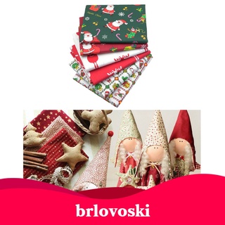 Brlovoski 17.7'X 3.9''(45 Cm X 55cm) De tela impresa De algodón Para retazos/Costura De tela Para retazos cuadrados (9)