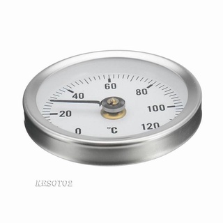 [KESOTO2] Termómetro de tubo con Clip de 63 mm medidor de temperatura con rango de resorte 0-120